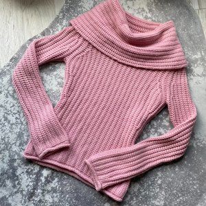 Luxe by Arden B Cashmere Funnel Neck Sweater